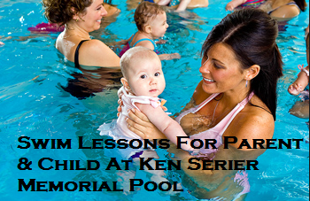 Swim Lessons For Parent & Child At Ken Serier Memorial Pool, Kennewick Washington