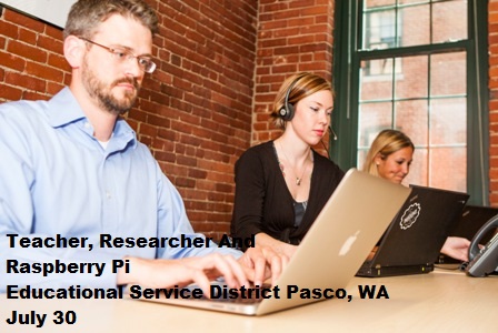 Teacher, Researcher And Raspberry Pi At Pasco, Washington 