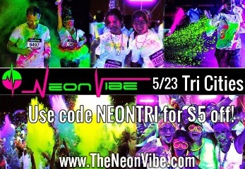 The Neon Vibe 5K After-Dark Fun Run at Toyota Center Kennewick 