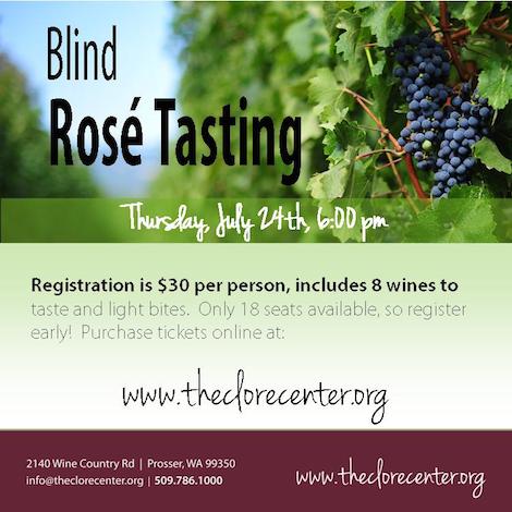 Blind Rosé Tasting At Walter Clore Wine & Culinary Center, Prosser Washington