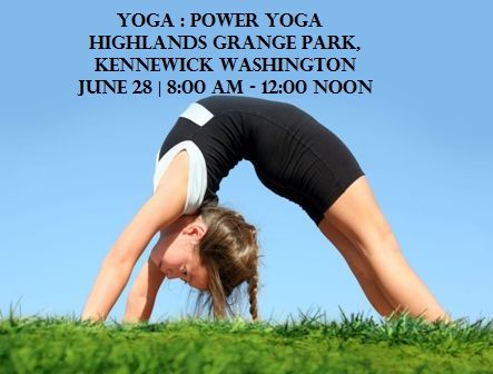 Yoga : Power Yoga At Highlands Grange Park, Kennewick Washington