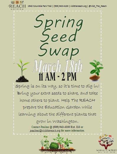 spring seed swap poster